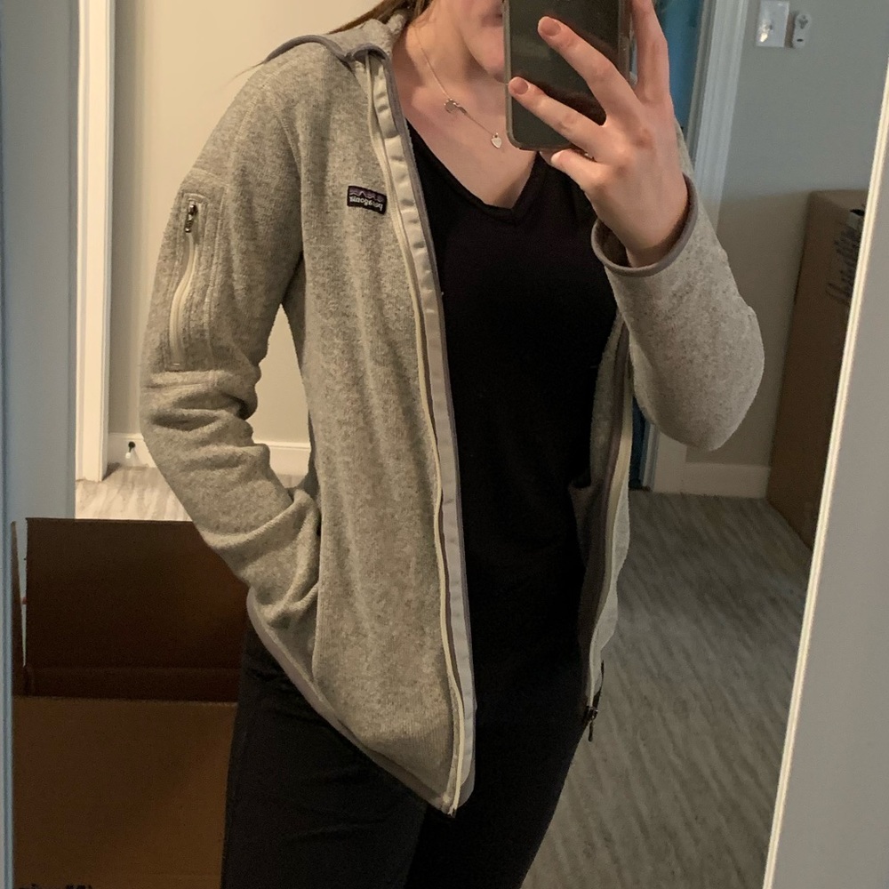 Light gray Patagonia jacket